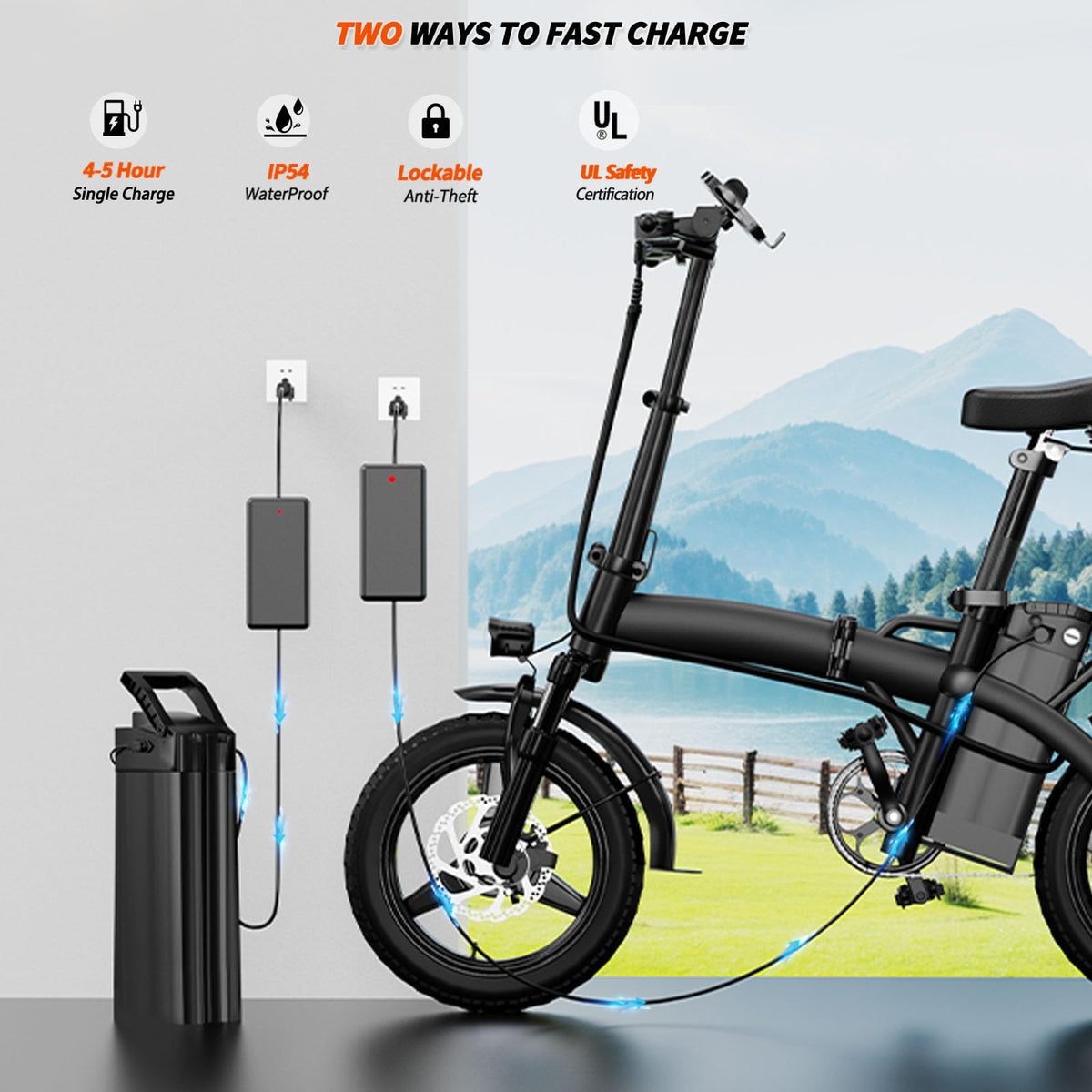 Foldable 500W Electric Bike W8297