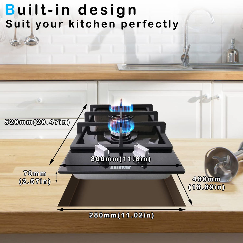 2 Burner Propane Gas Cooktop R522859