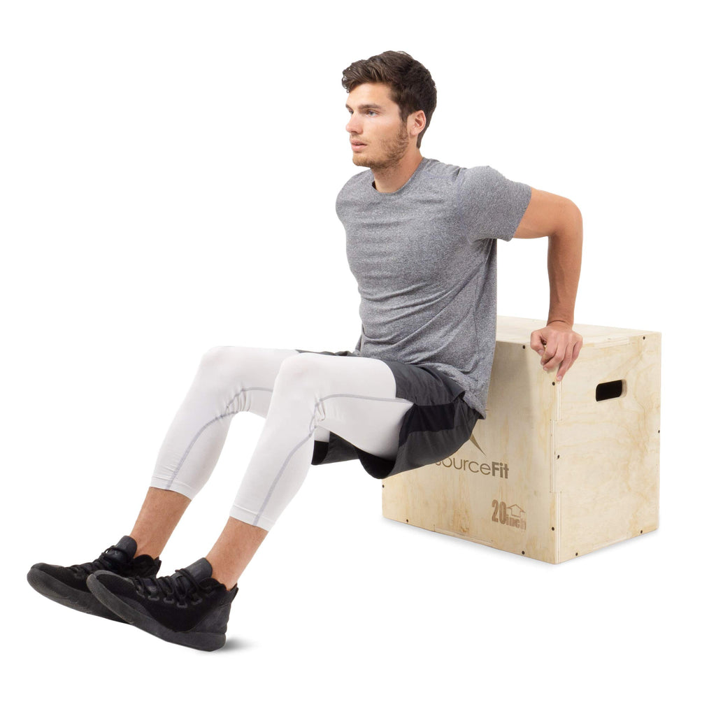 3-in-1 Wood Plyometric Jump Box T926