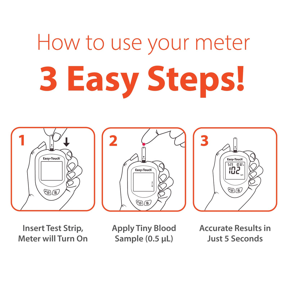 Glucose Meter Kit with 100 Test Strips H421166