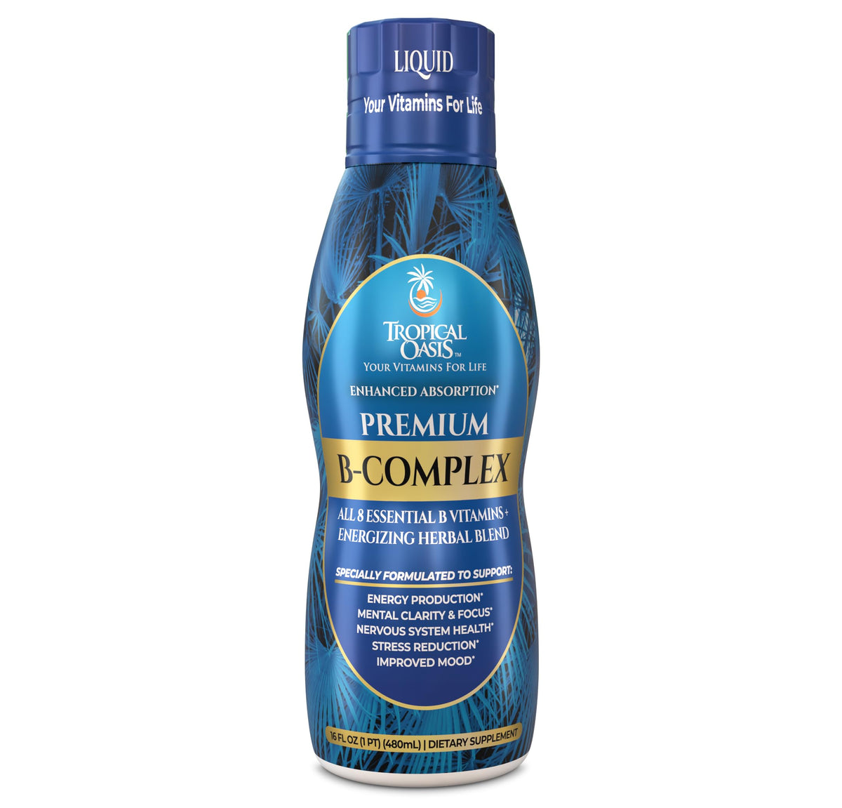 Liquid B-Complex Supplement 16 oz L301