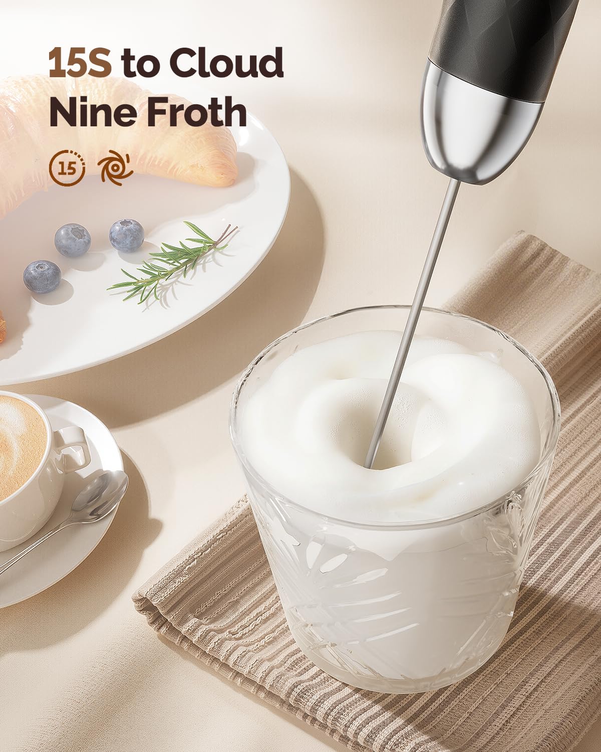 Rechargeable Milk Frother Z378687