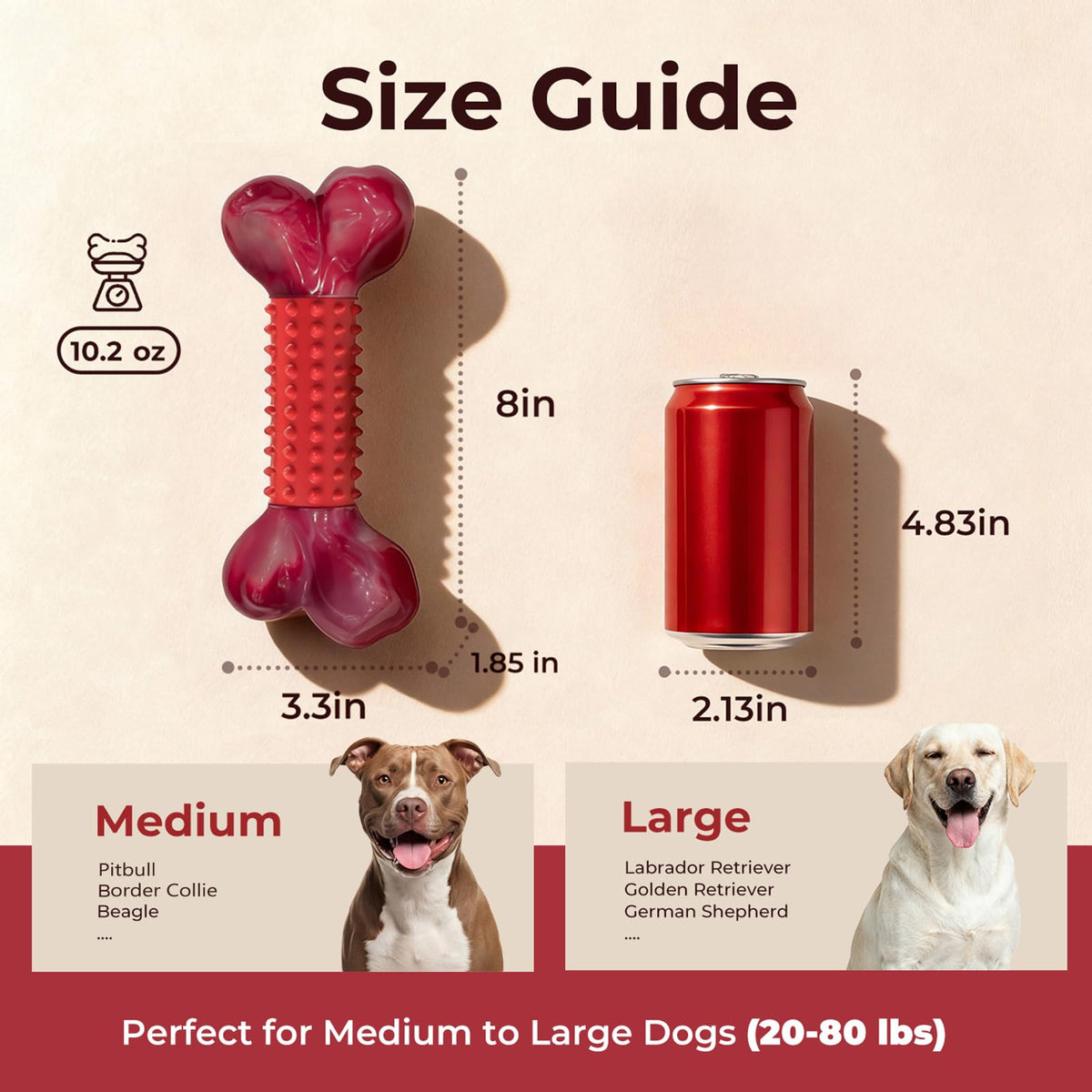 Beef Flavored Dog Chew Toys K351100
