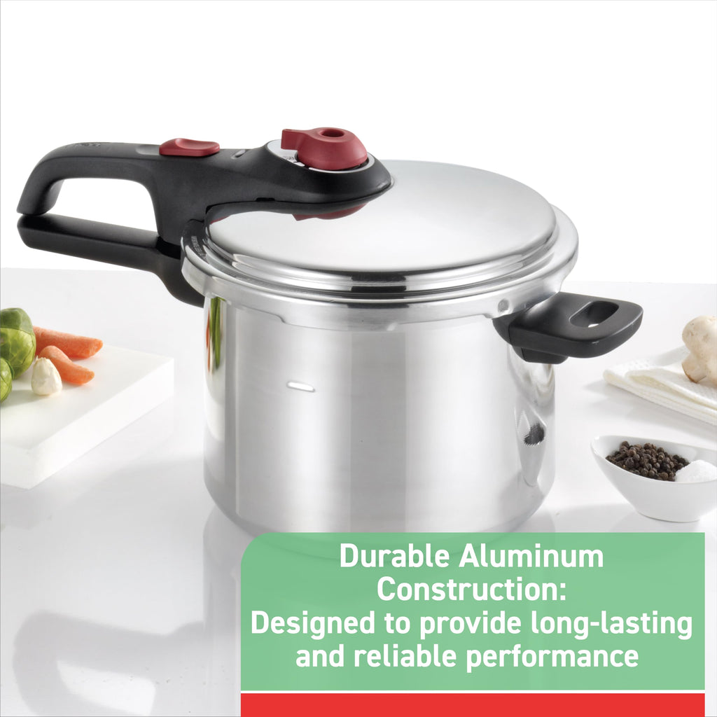 6-Quart Aluminum Pressure Cooker T9543