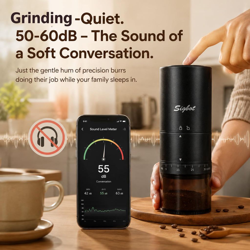 Cordless Burr Coffee Grinder V926301