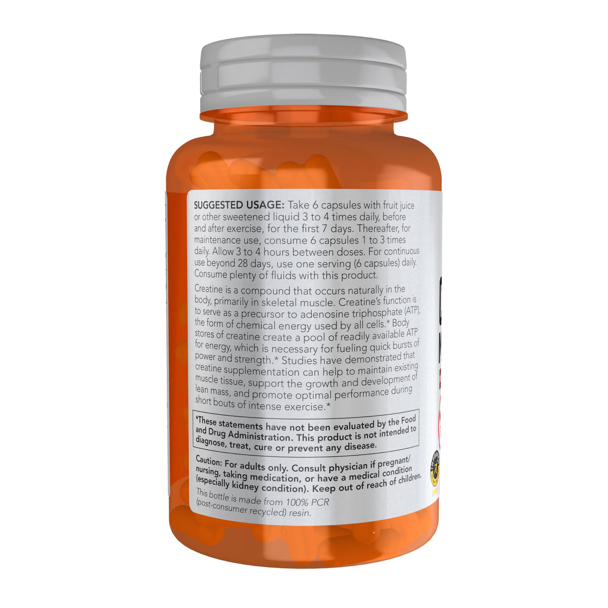 Creatine Monohydrate 750 mg 120 Veg Caps T248256