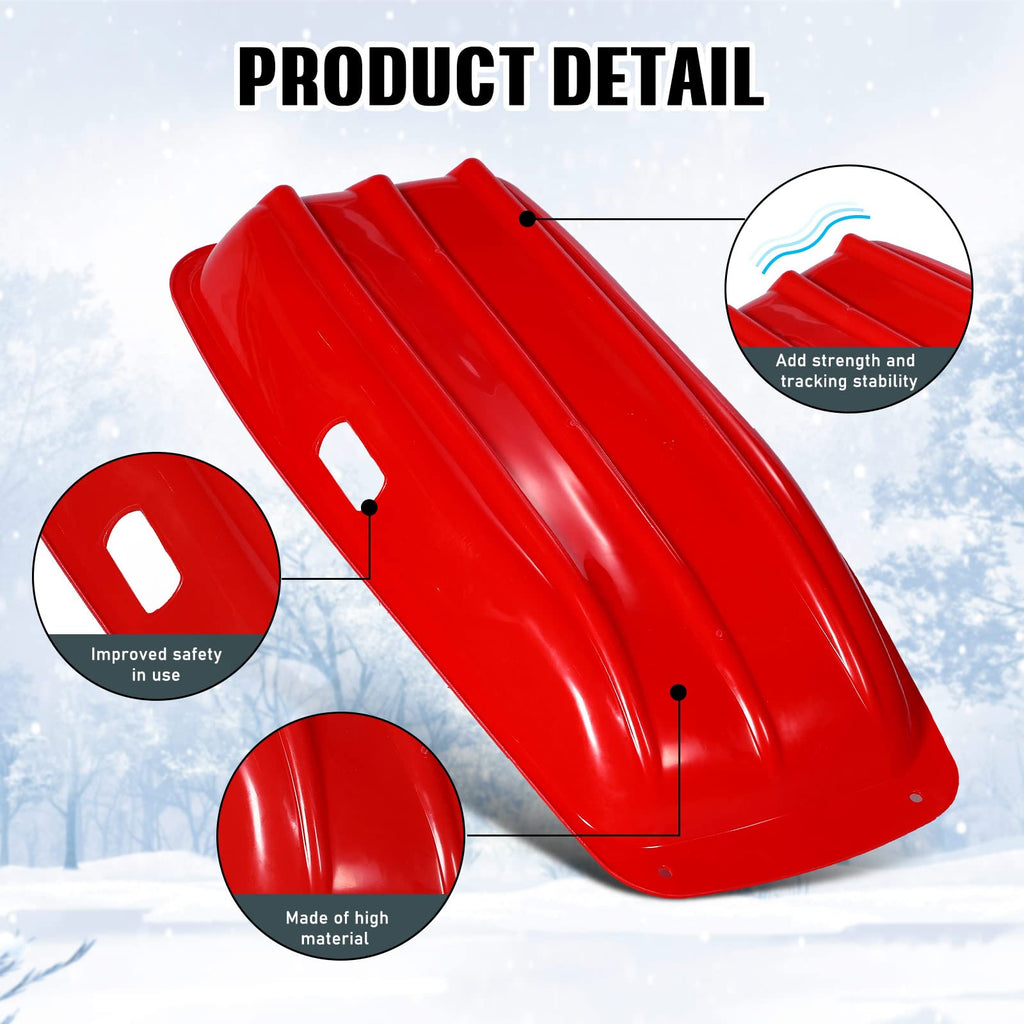 6 Pcs 35 in Plastic Snow Sled Y819