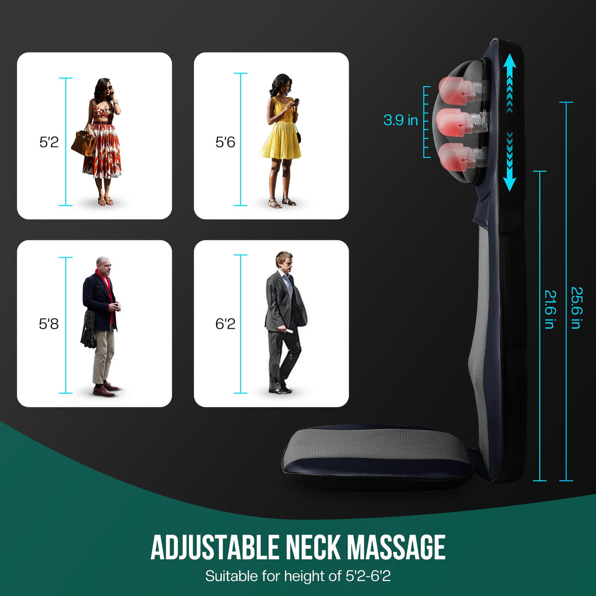 Shiatsu Neck Back Massager with Heat Z490760