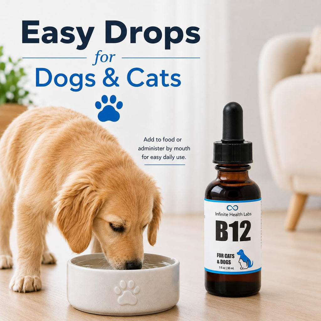 Vitamin B12 for Dogs & Cats, Methylcobalamin, 1 oz E50347