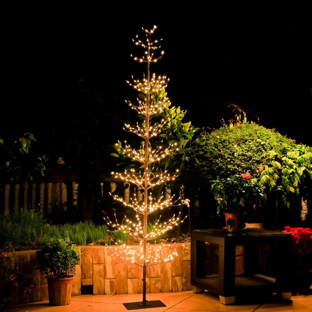 7 Feet 736L LED Artificial Christmas Tree Warm White S848