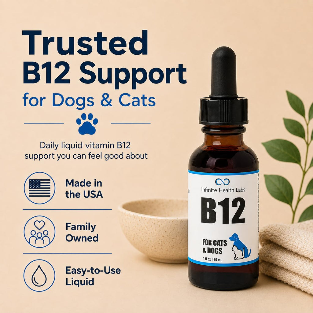 Vitamin B12 for Dogs & Cats, Methylcobalamin, 1 oz E50347