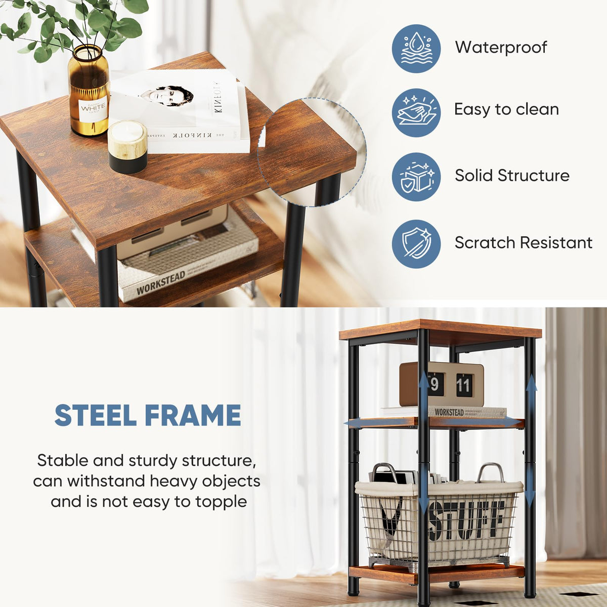 End Table, Side Table, Nightstand K32850