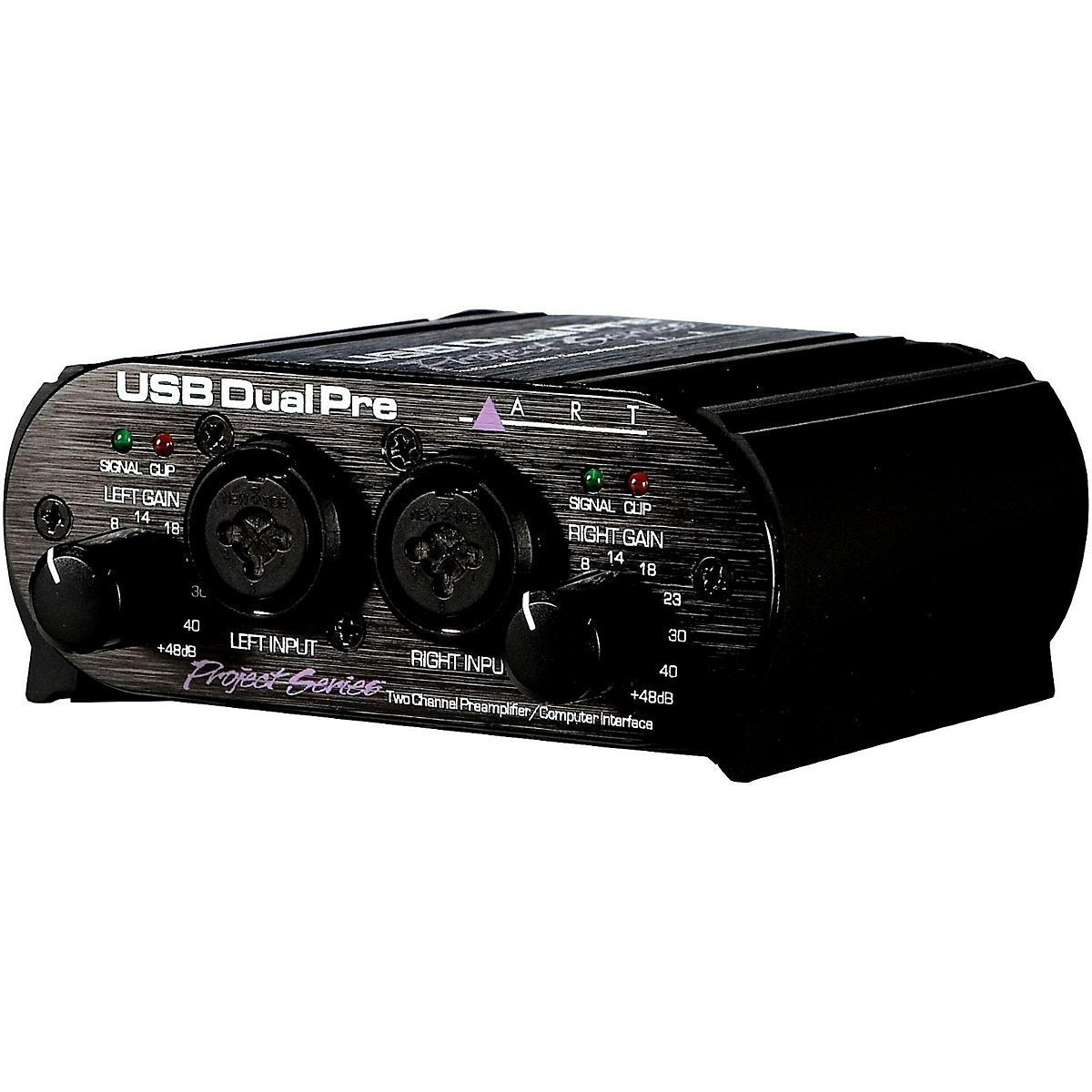 USB Dual Pre Two Channel Preamplifier/Computer Interface, Black Y400897
