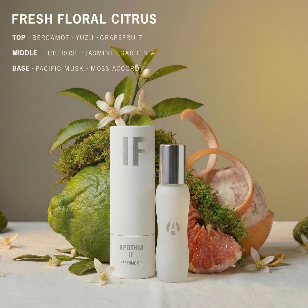 White Floral Perfume Oil Roll On 9ml Q97677