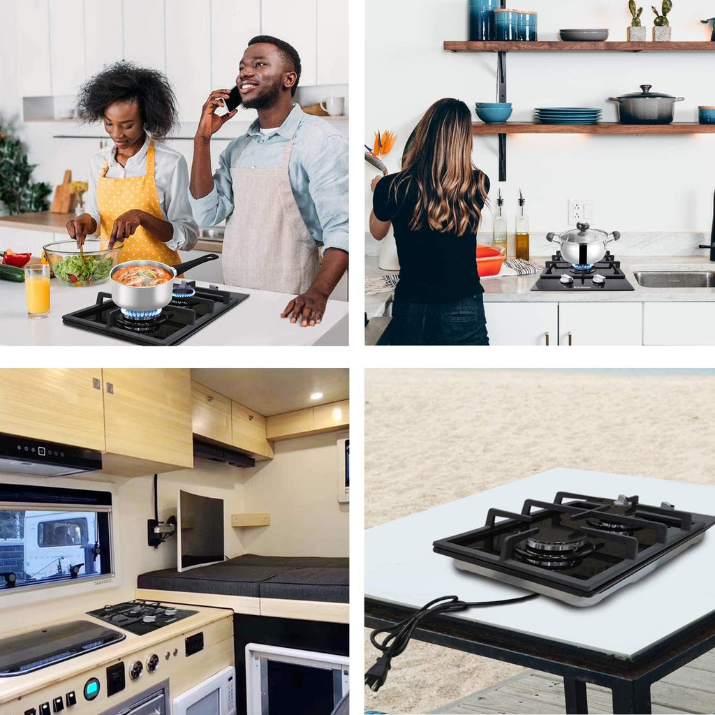 2 Burner Propane Gas Cooktop R522859
