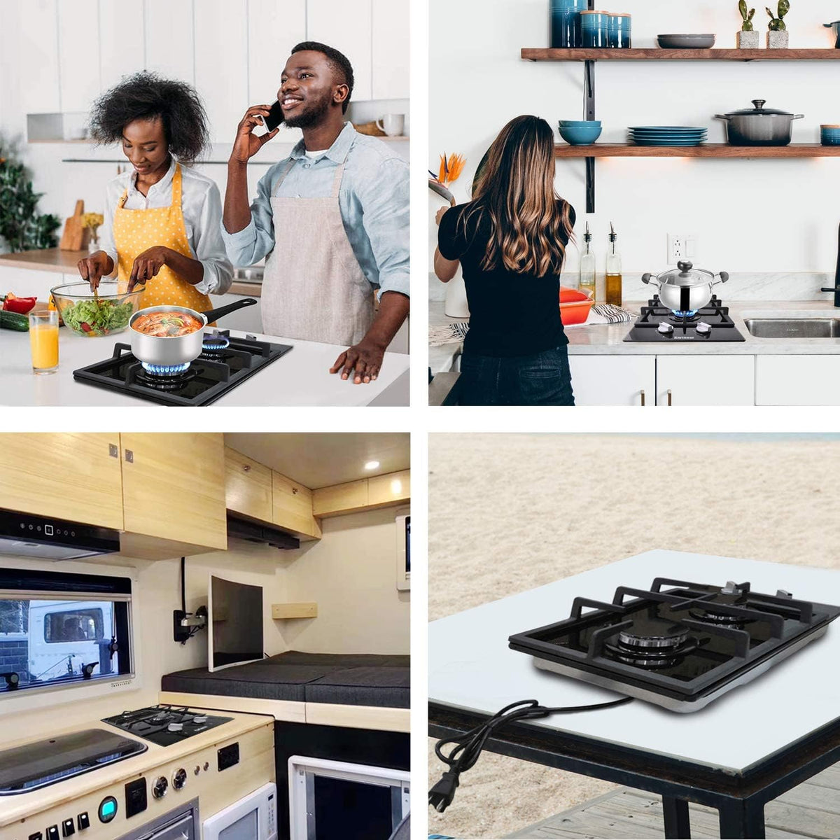 2 Burner Propane Gas Cooktop R522859