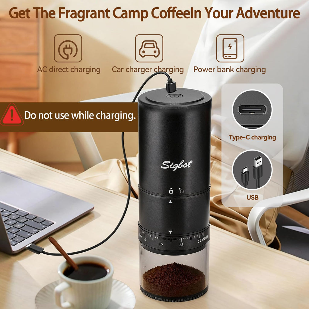 Cordless Burr Coffee Grinder V926301