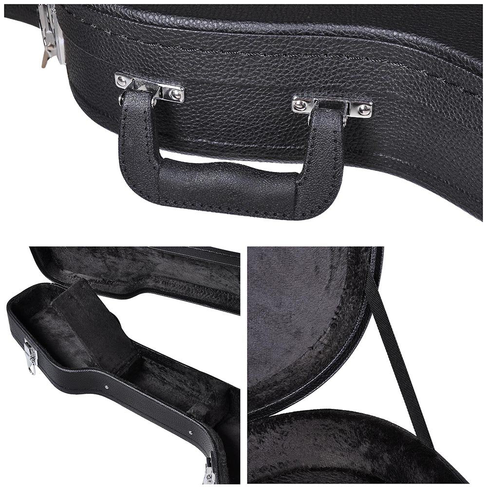 40" Hard Shell Electric Guitar Case with Plush Interior O190014