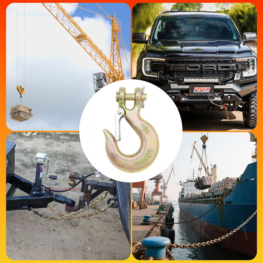 5/16" Clevis Slip Hook with Safety Latch P3204