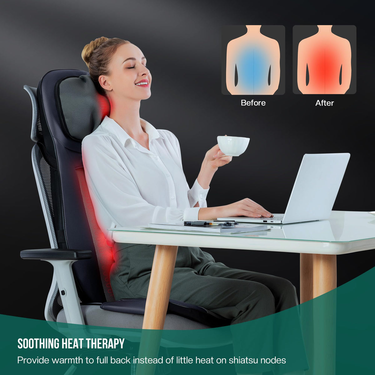 Shiatsu Neck Back Massager with Heat Z490760