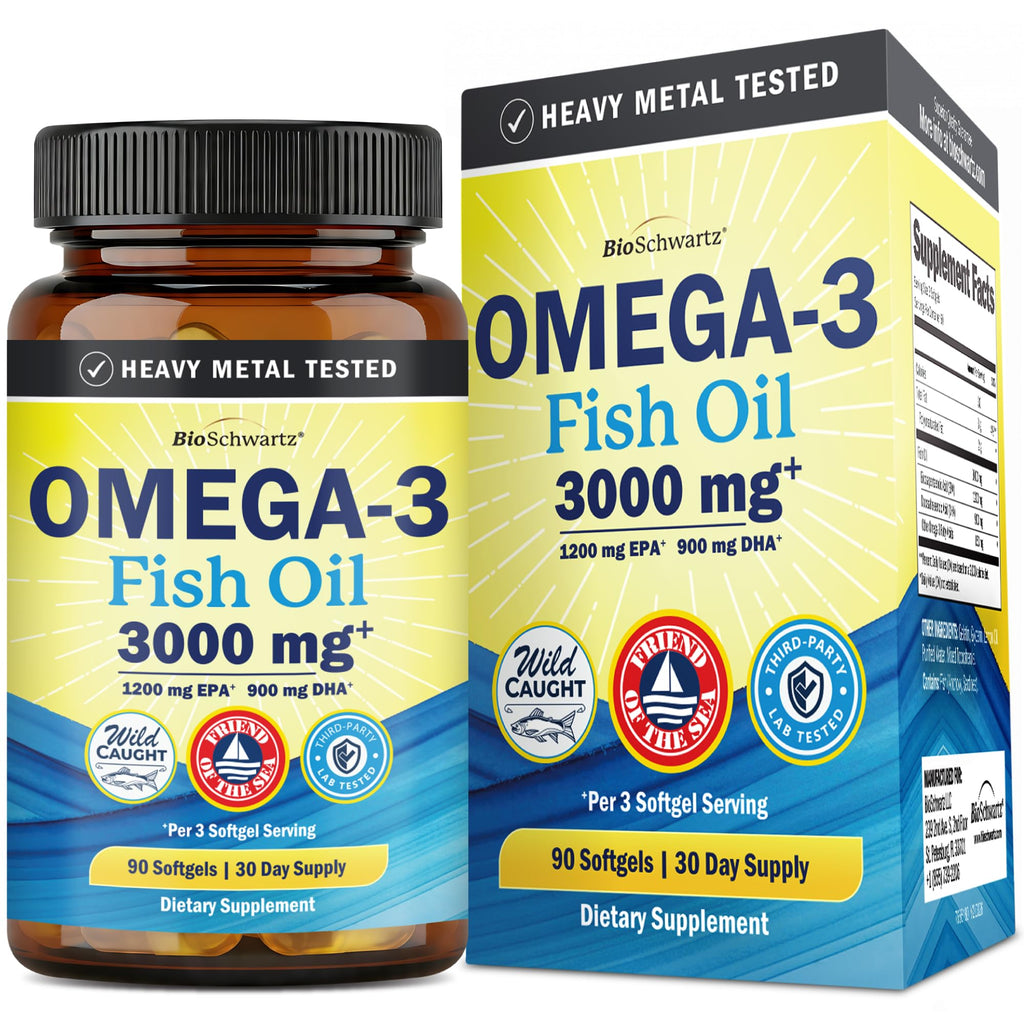 Omega 3 Fish Oil 3000mg 90 Softgels C921501