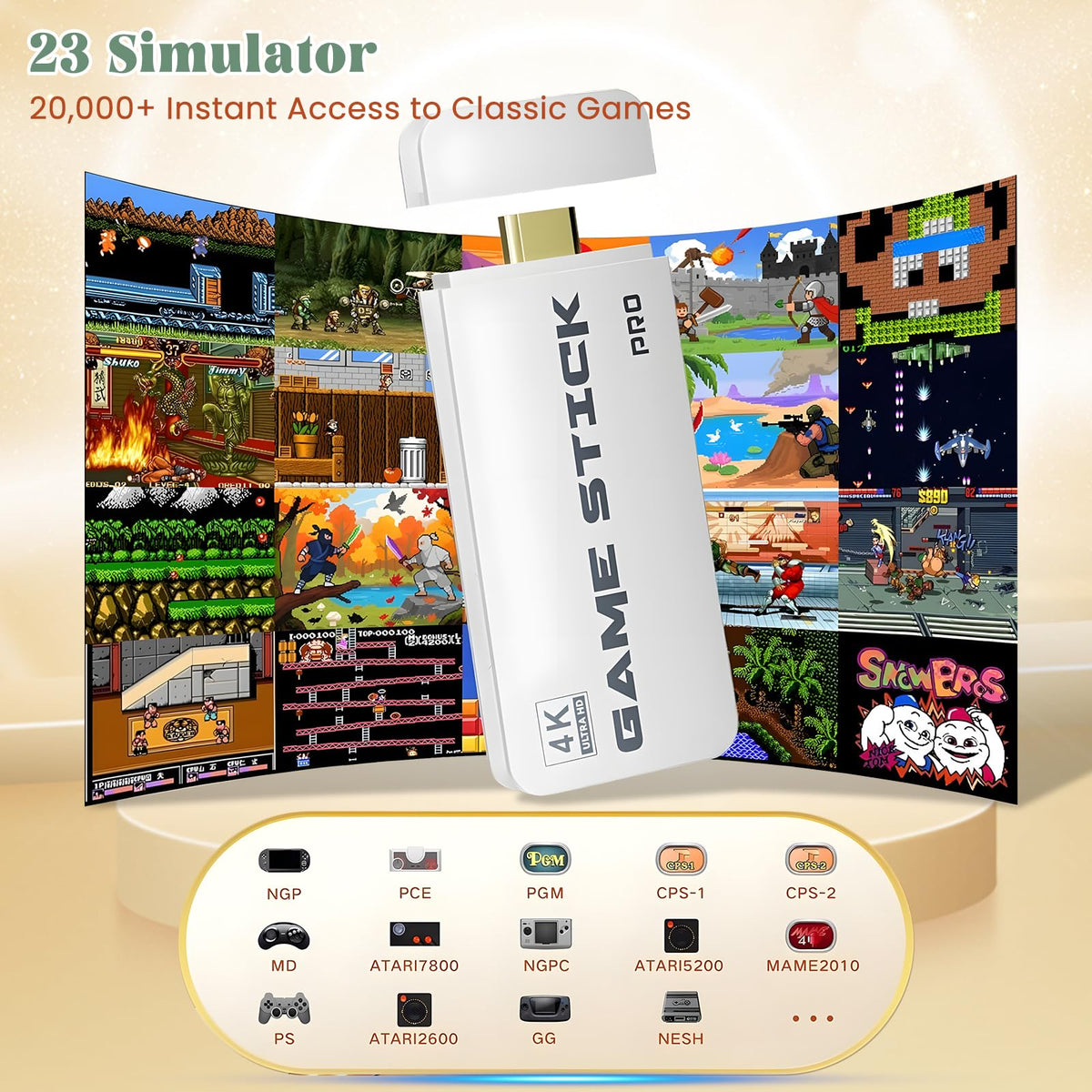 4K HDMI Retro Gaming Console W279688