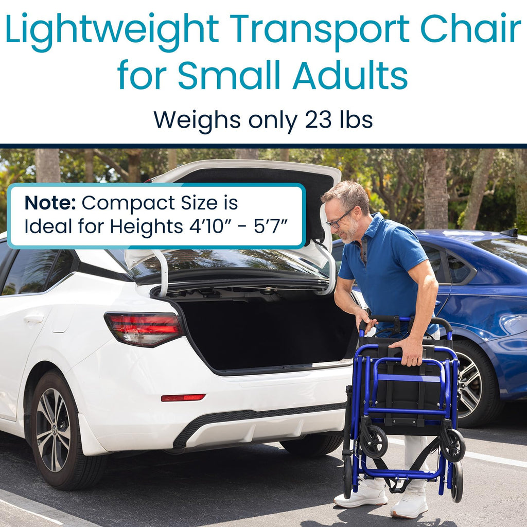 Ultra-Lightweight Transport Wheelchair K413770