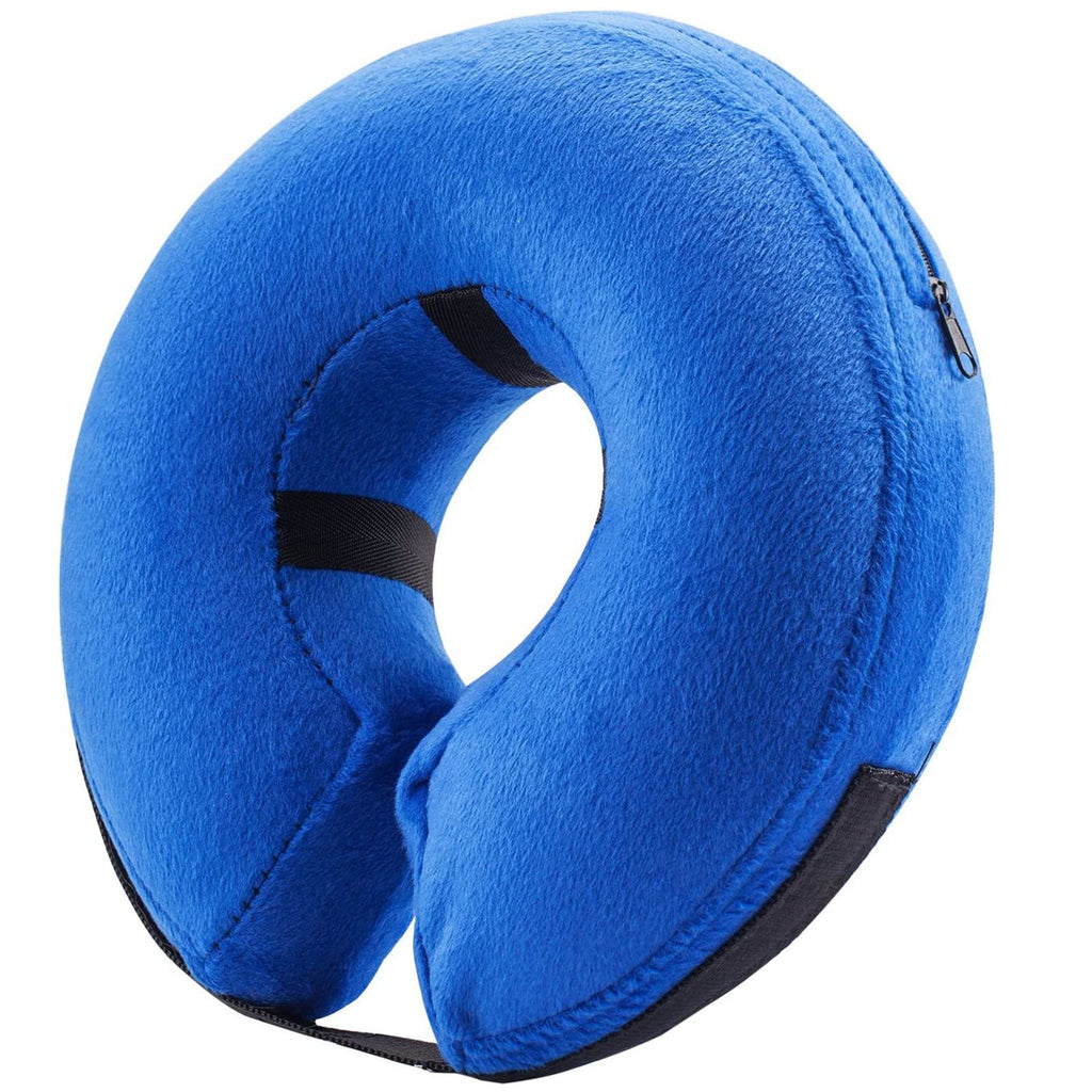Inflatable Dog Cone Collar Alternative Large Blue Y4024