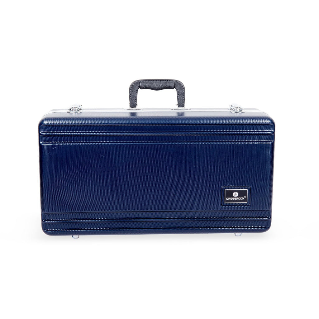 Textured Blue ABS Trumpet Case with Velvet Interior M89758