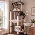 70.5" Wood Tall Cat Tree Z1613