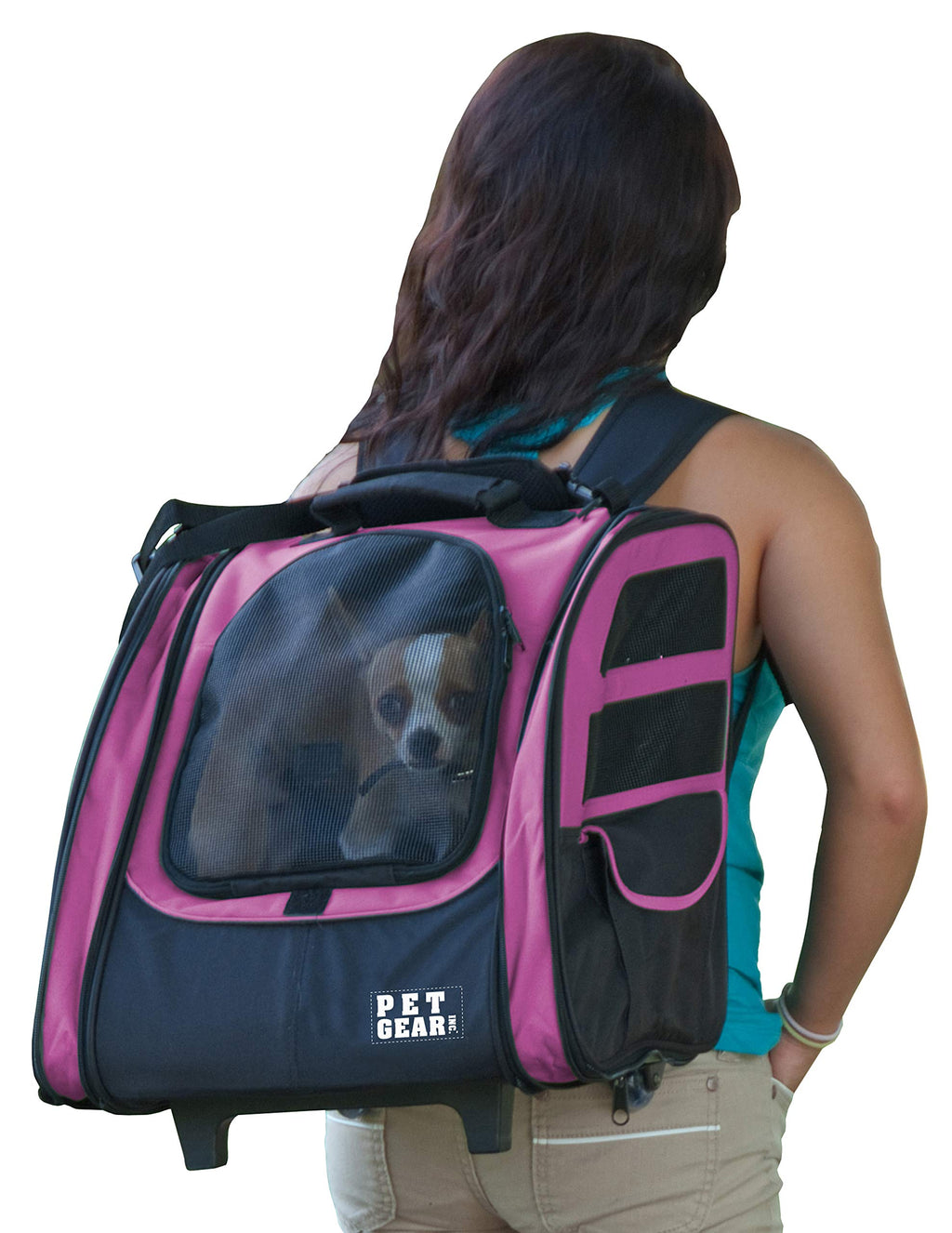 Large Pink Pet Backpack T57447