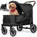 Large Dog Stroller with Walk-in Ramp, up to 110 lbs V733311