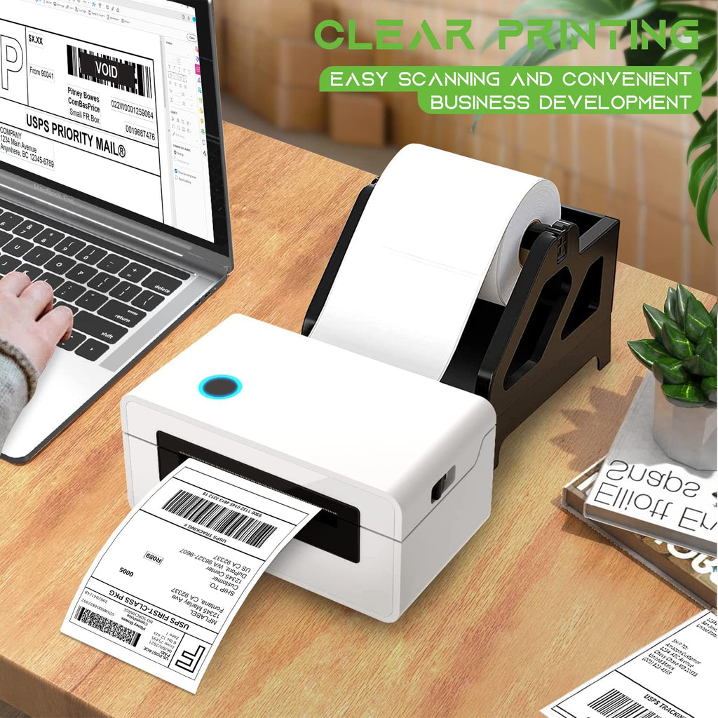 4x6 Direct Thermal Shipping Labels, 4 Rolls, 450 Labels/Roll T9629