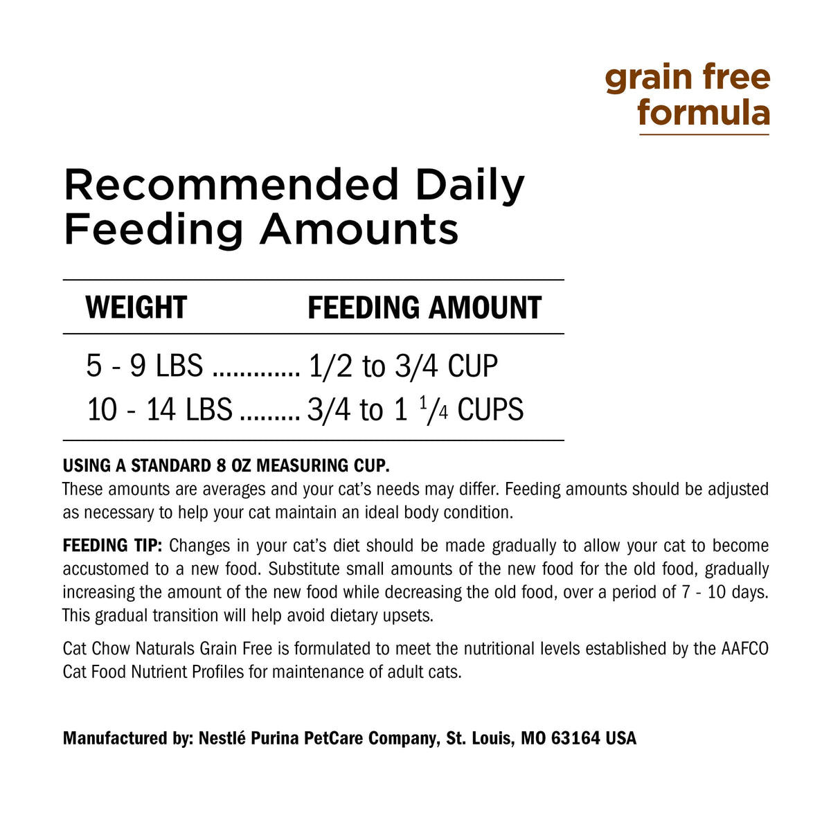 Grain Free Dry Cat Food with Real Chicken 13 lb H760437