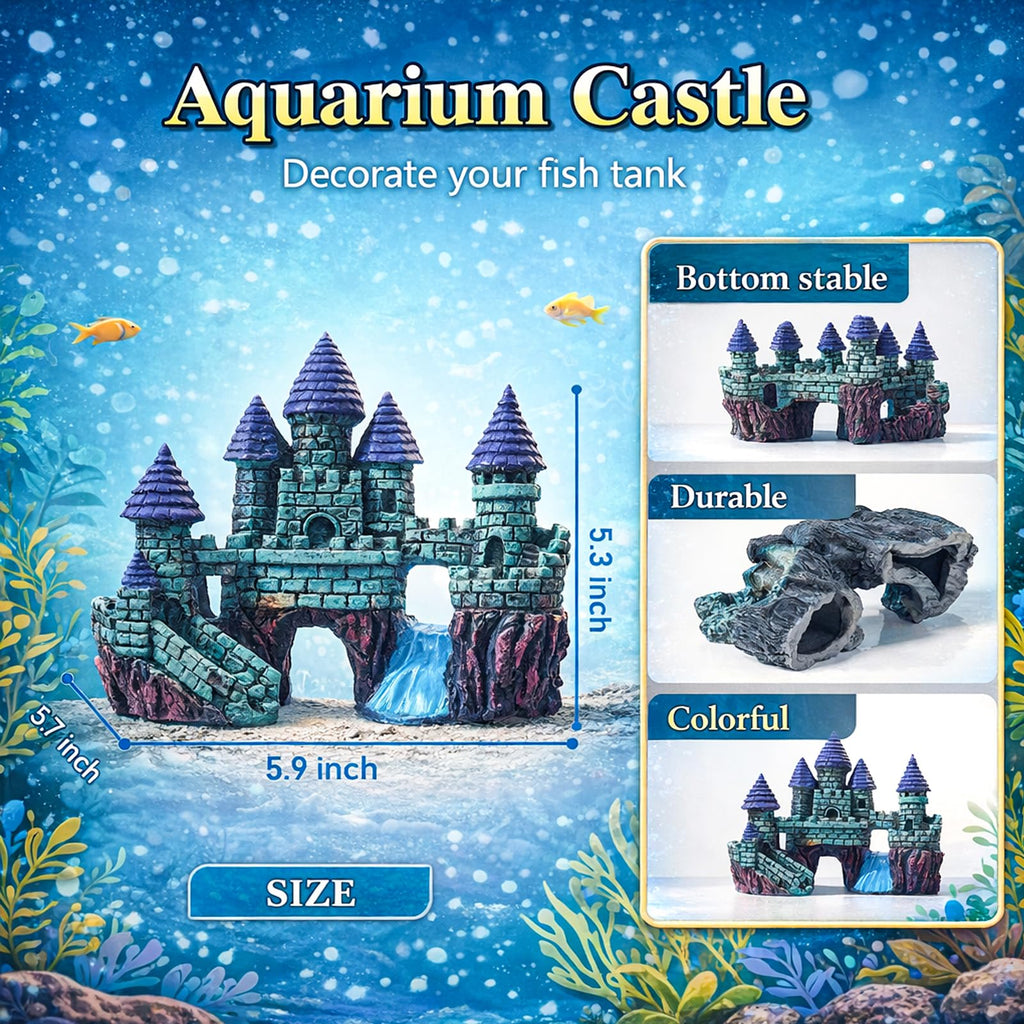 13 Pieces Aquarium Decorations Kit K79091