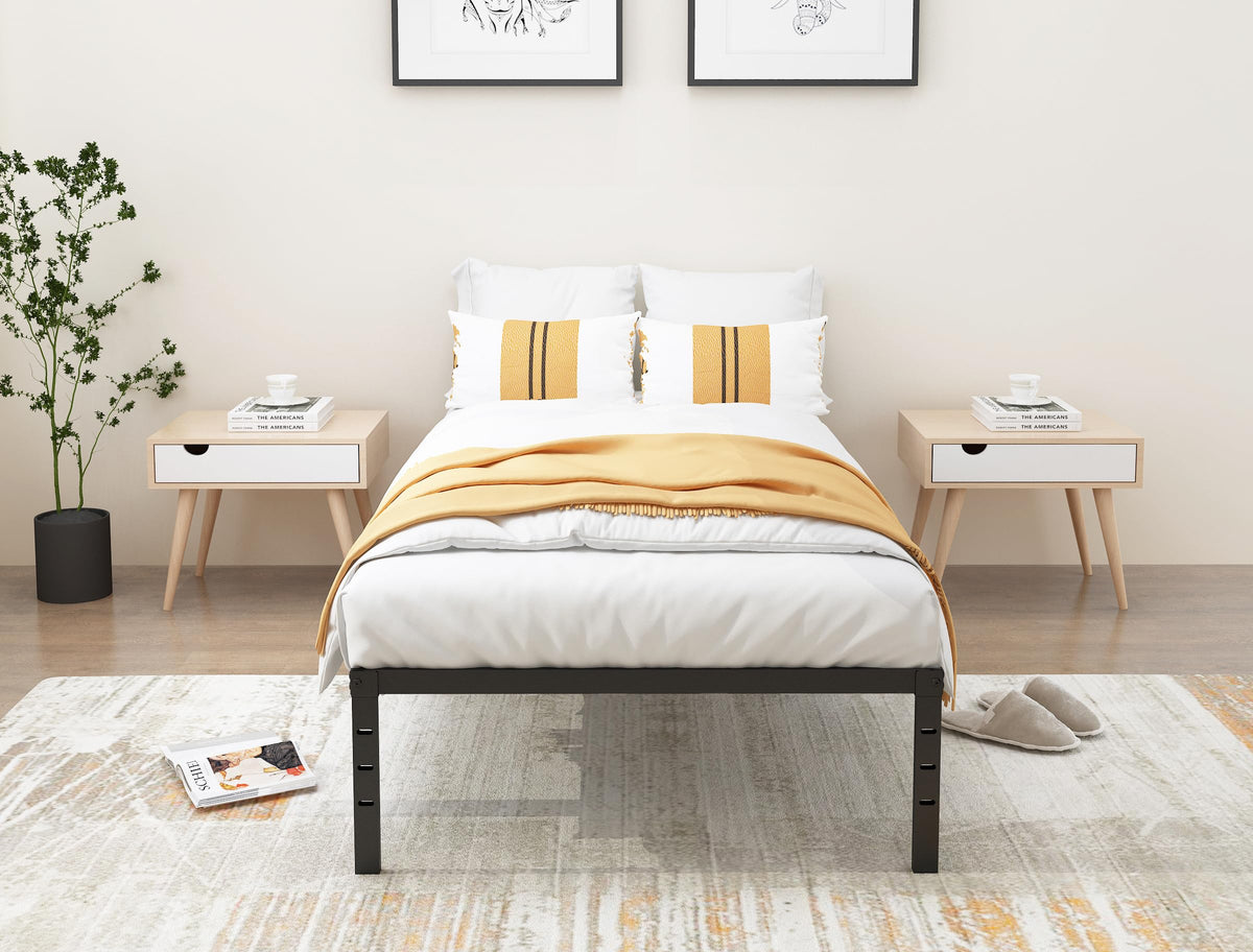 Twin XL 18 Inch Metal Platform Bed Frame M58363