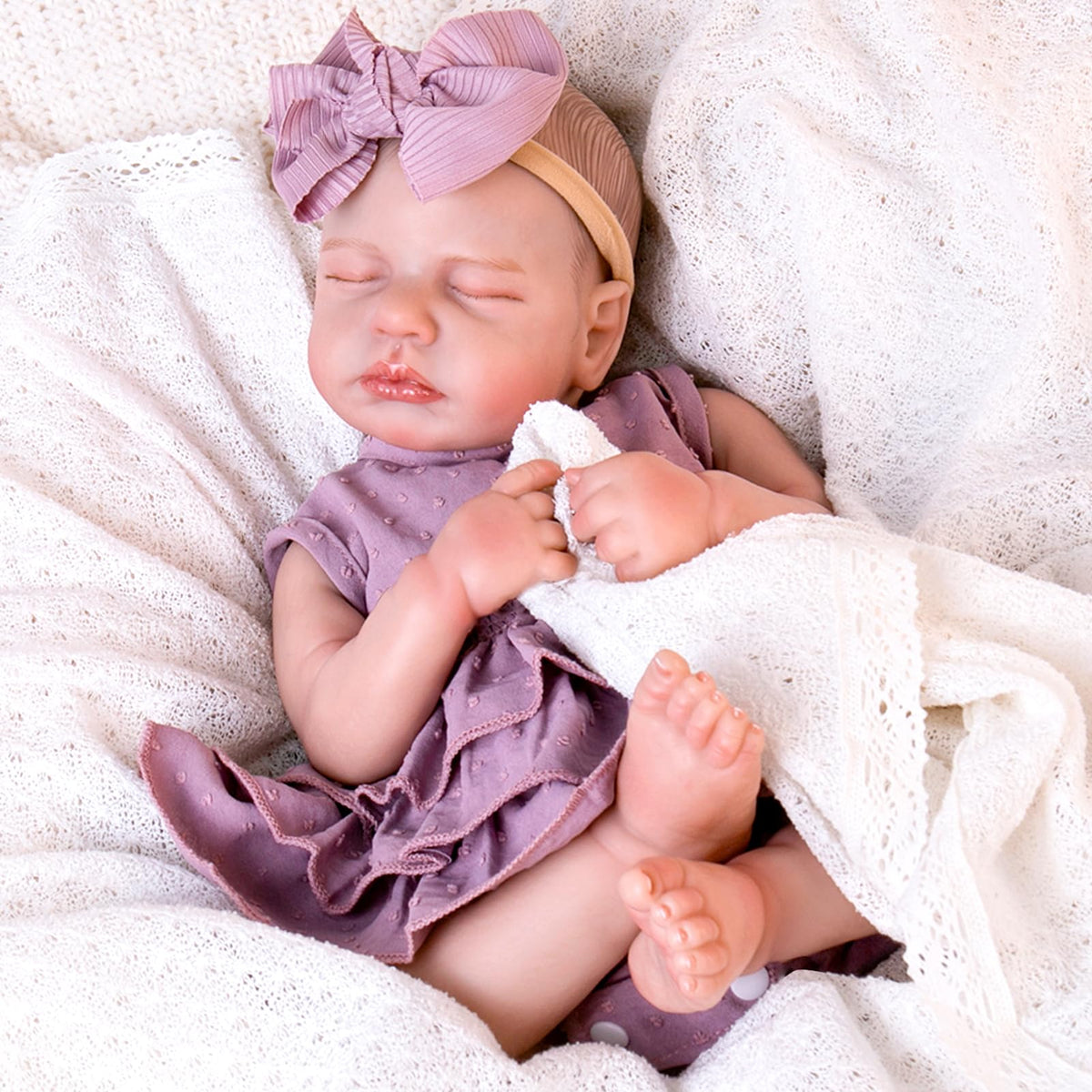 20 Inch Purple Dress Doll Clothing Set U4173