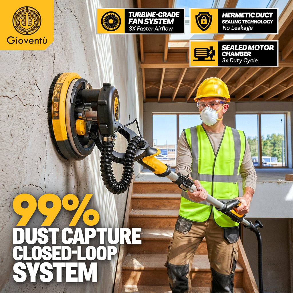 Electric Drywall Sander with Vacuum P818