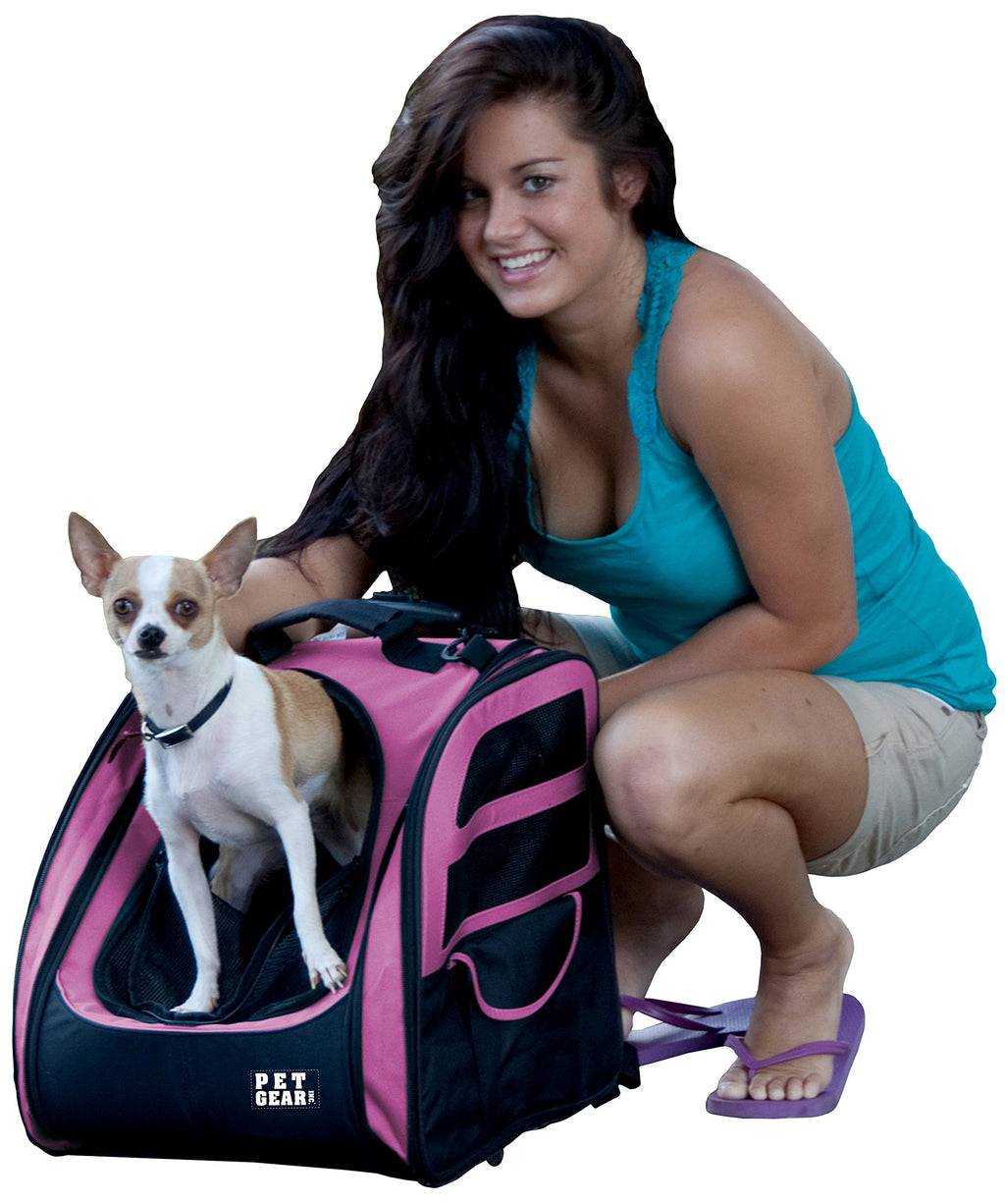 Large Pink Pet Backpack T57447