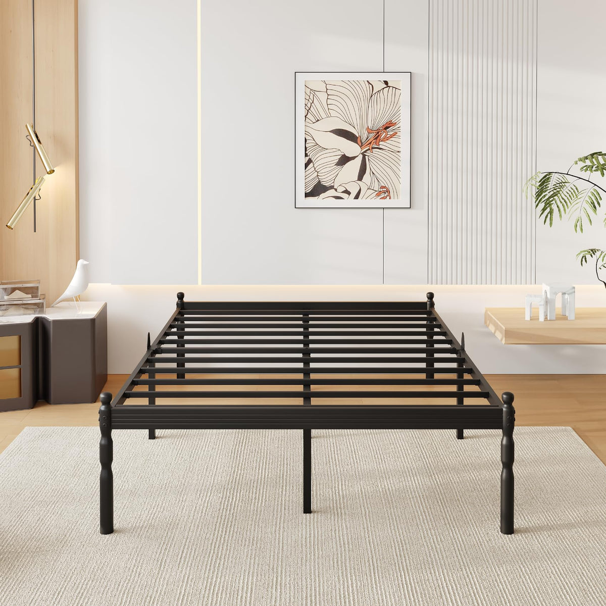 18" Metal Queen Platform Bed Frame P98425