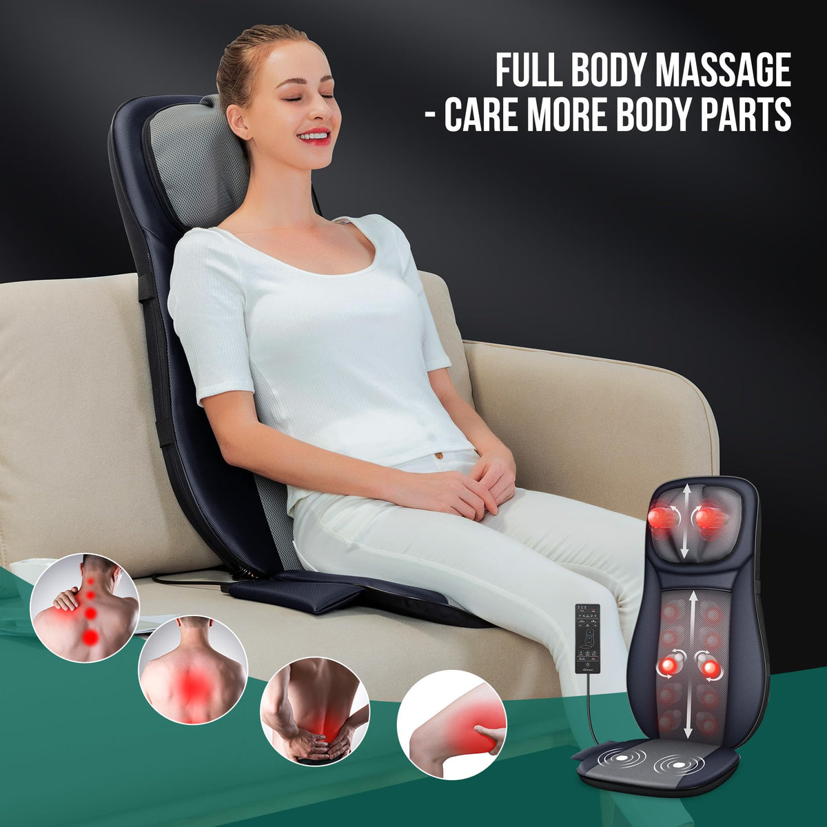 Shiatsu Neck Back Massager with Heat Z490760