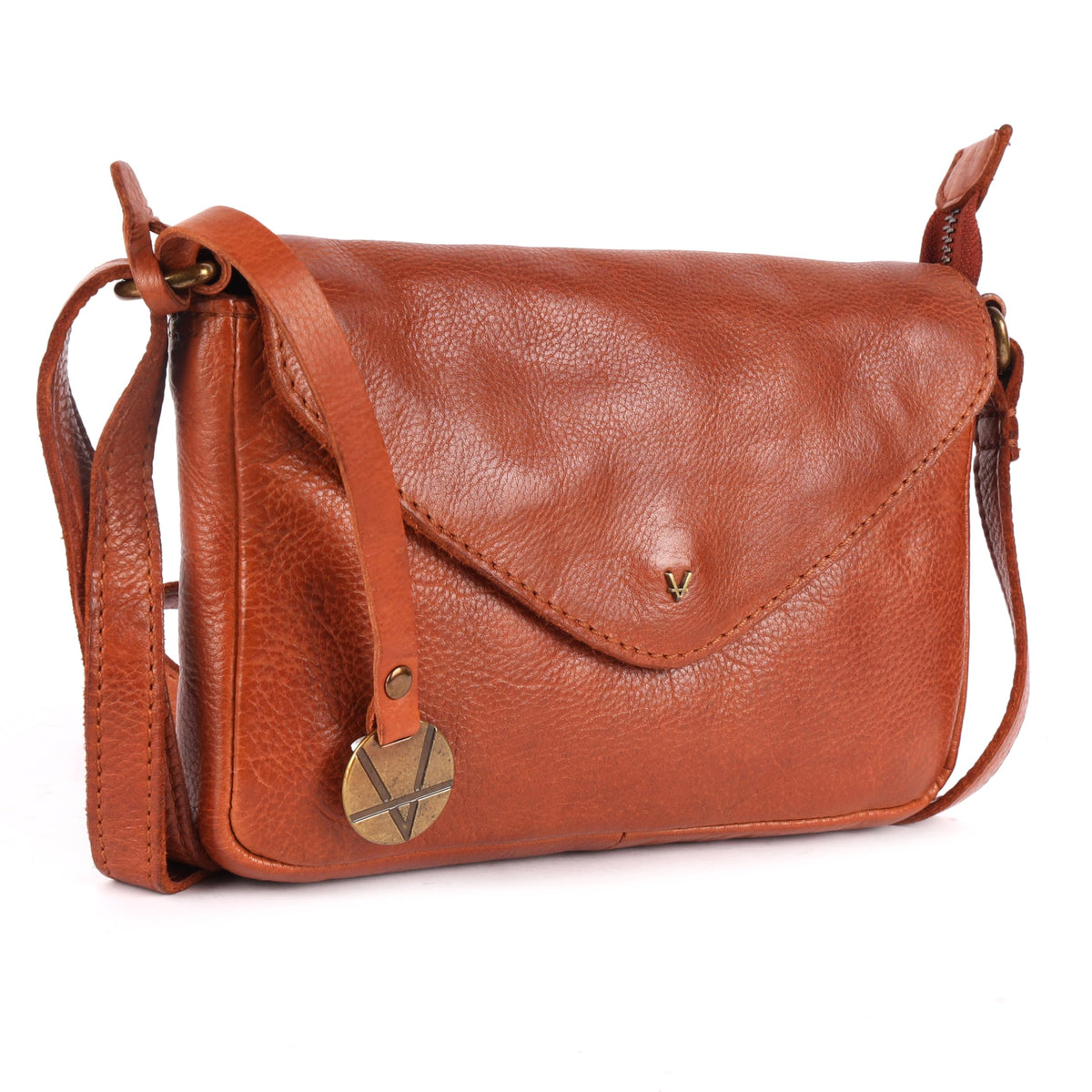 Italian Leather Small Crossbody Sling Bag U1775