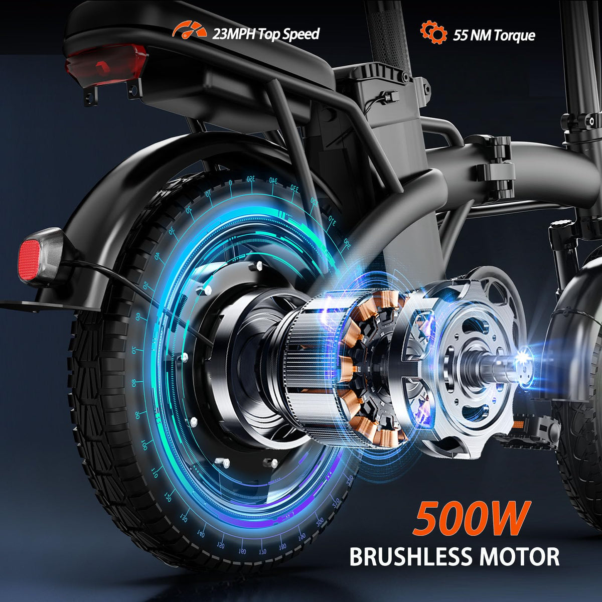 Foldable 500W Electric Bike W8297