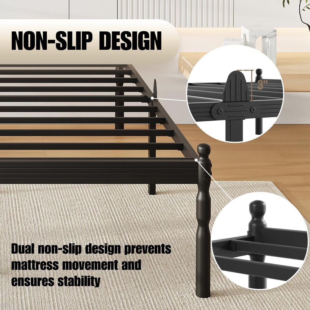 18" Metal Queen Platform Bed Frame P98425
