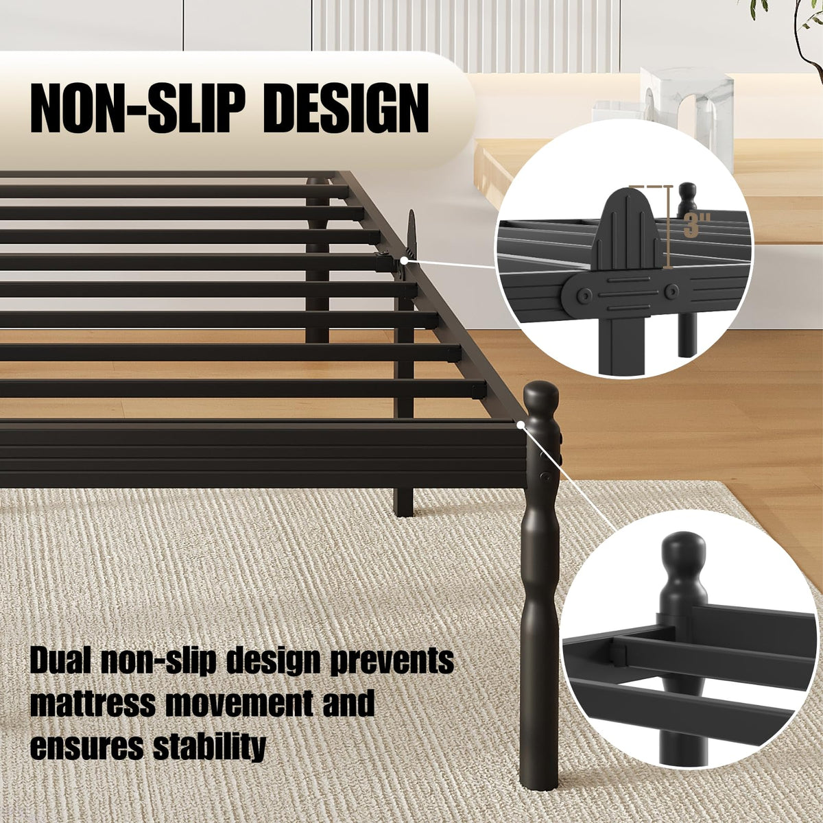 18" Metal Queen Platform Bed Frame P98425