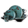 16 Piece Dinnerware Set in Blue M843860