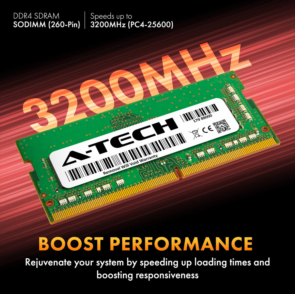 16GB Kit 3200MHz DDR4 SODIMM Laptop Memory C389