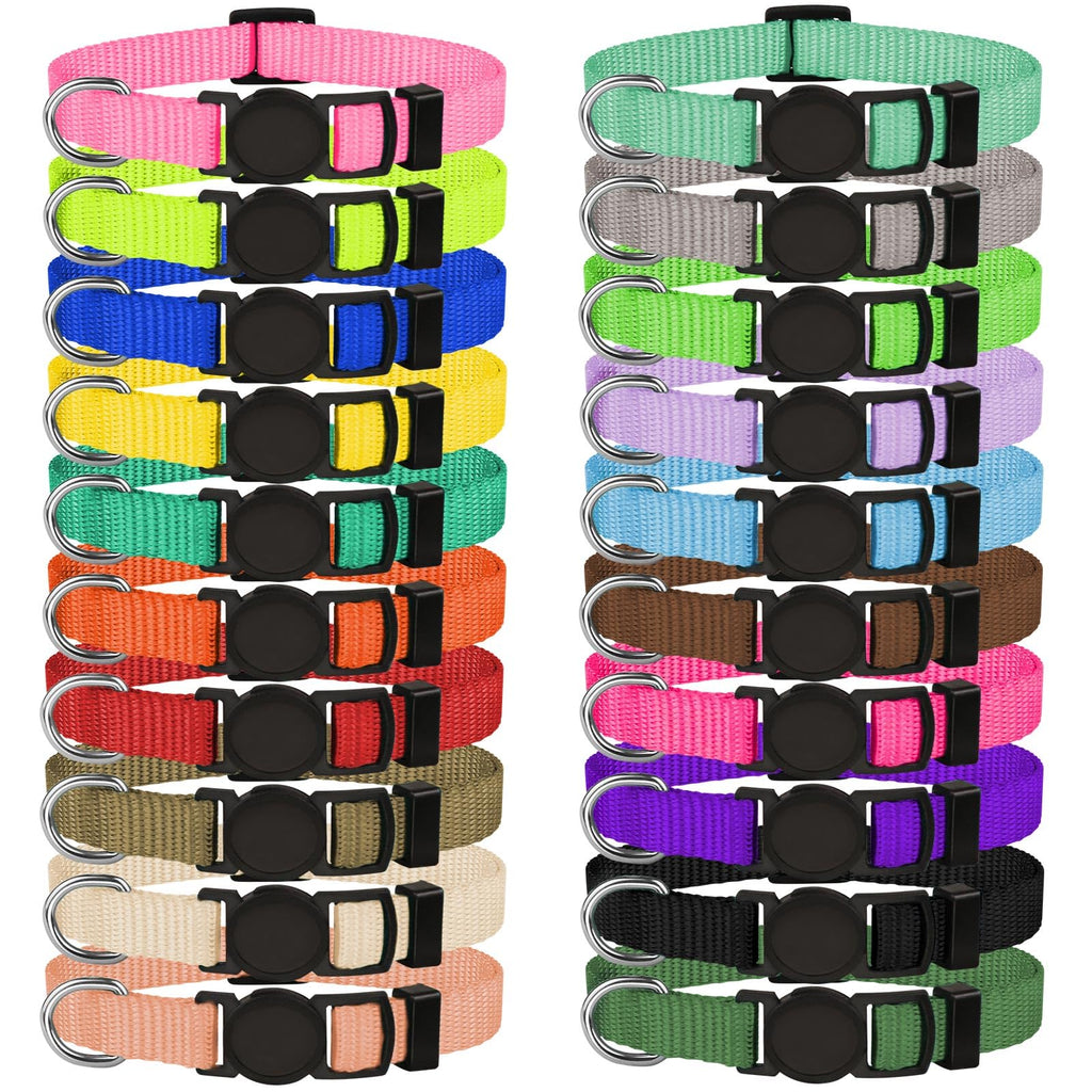 20 PCS Nylon Breakaway Puppy Collars T468389