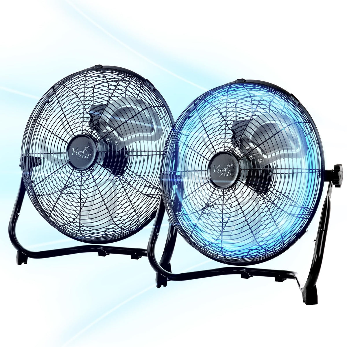 20 Inch Tilting High Velocity 3 Speed Metal Floor Fan S665