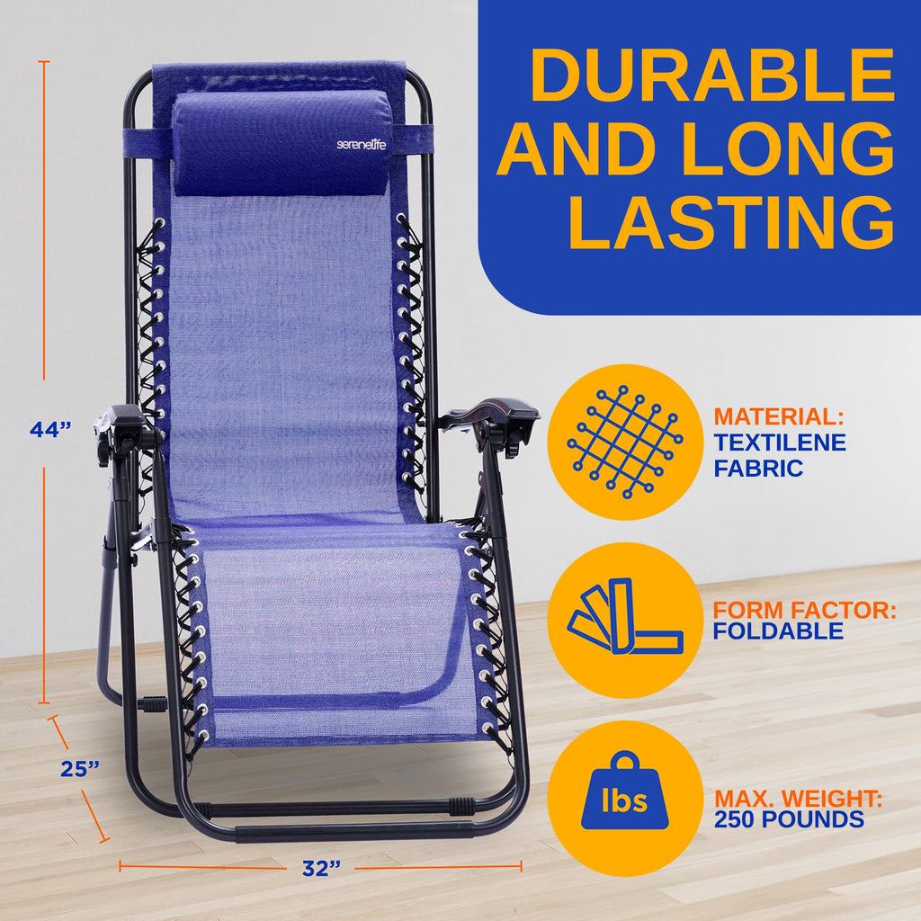 Zero Gravity Lounge Chair Set with Table R703151